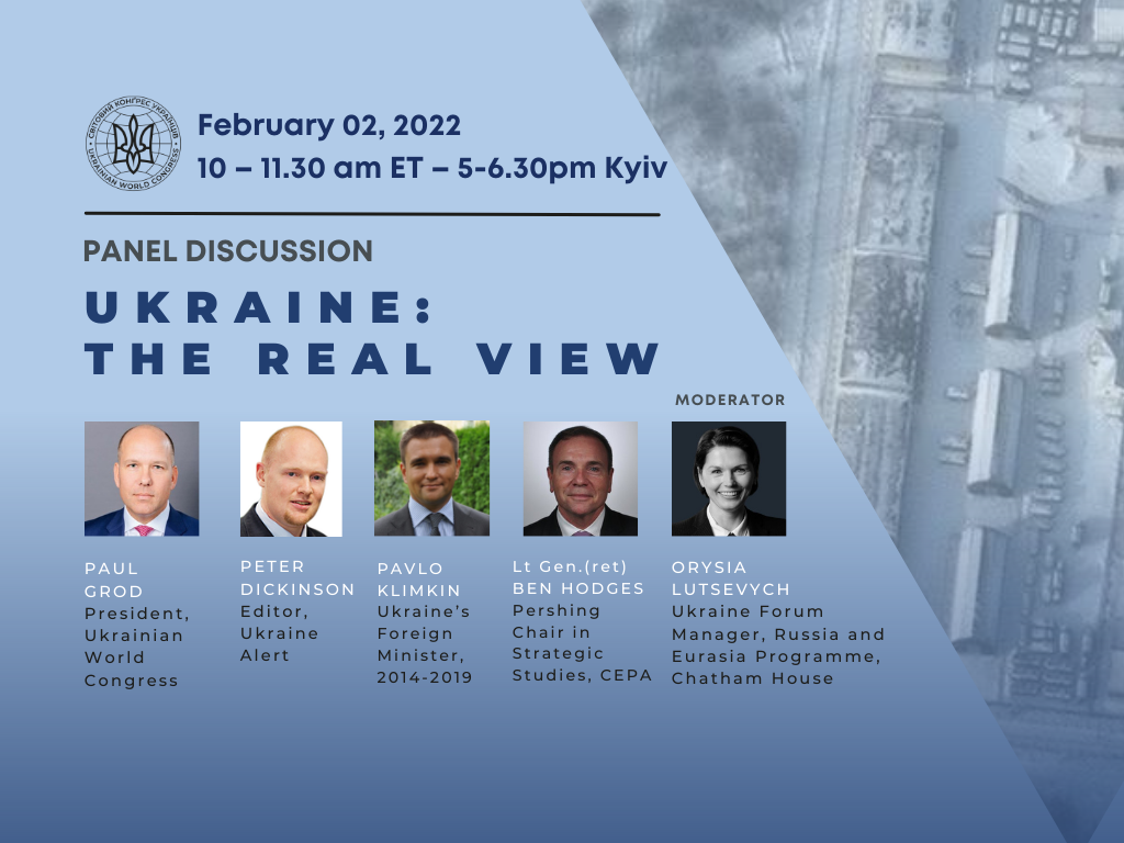 “Ukraine: The Real View” Panel Discussion