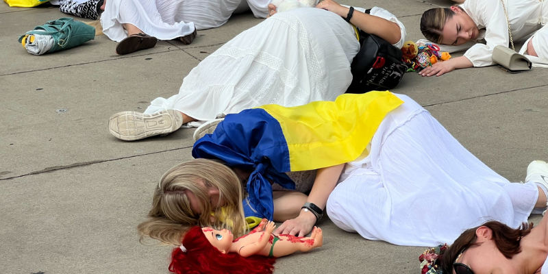 A rally in Chicago: “9/11 is every day in Ukraine”