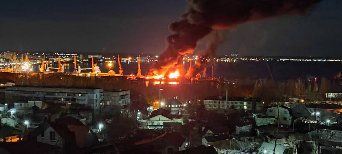 Ukrainian Armed Forces destroy Russia’s large landing ship