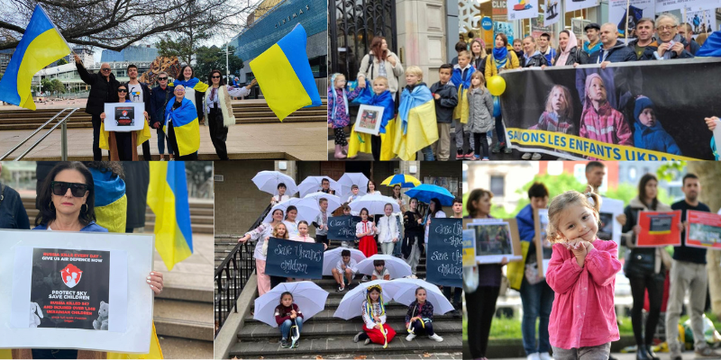 UWC communities rally in world capitals, calling for more air defense for Ukraine