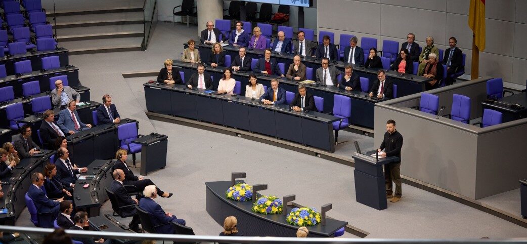 President Zelenskyy addresses Bundestag