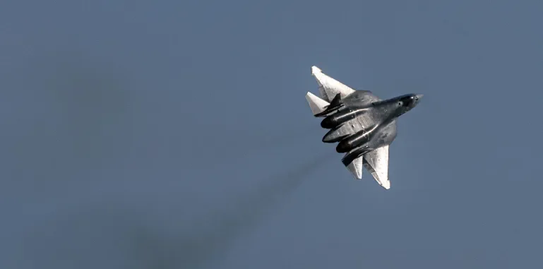 Україна вперше вразила найсучасніший винищувач Росії Су-57