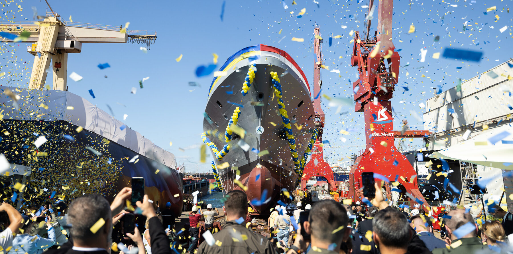 A second Ukrainian corvette is launched in Türkiye