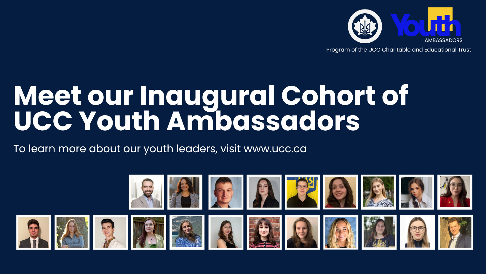 Ukrainian Canadian Congress launches Youth Ambassadors Program