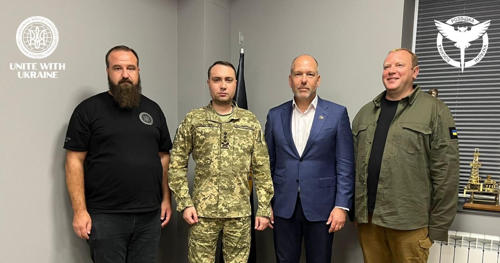 Paul Grod meets with General Kyrylo Budanov: New collaborations between UWC and HUR lie ahead