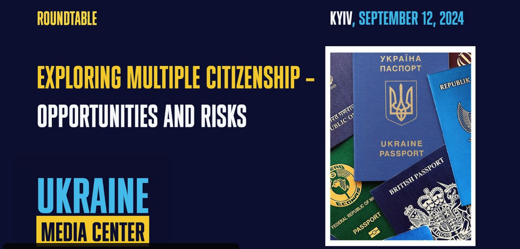 Ukrainian World Congress to host discussion on multiple citizenship