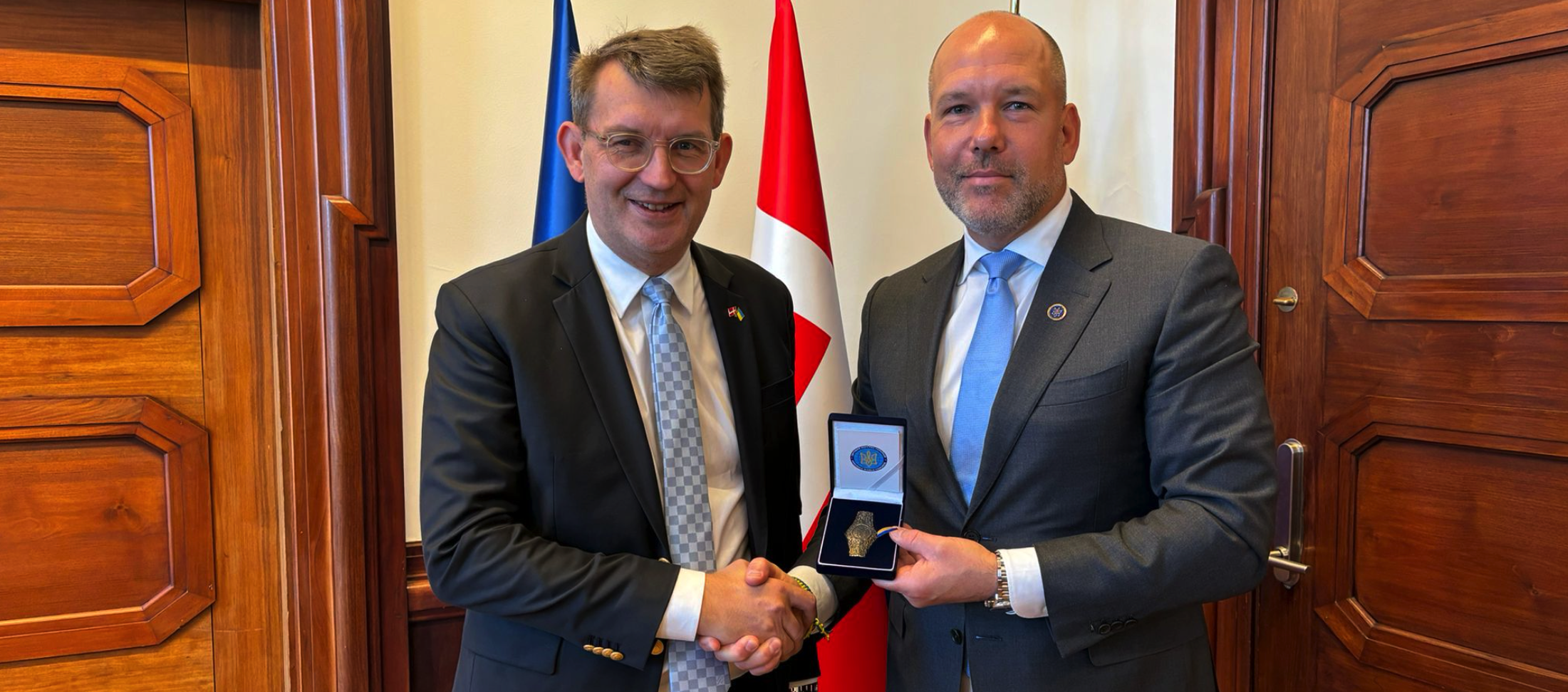 UWC President Paul Grod meets Denmark’s Defense Minister