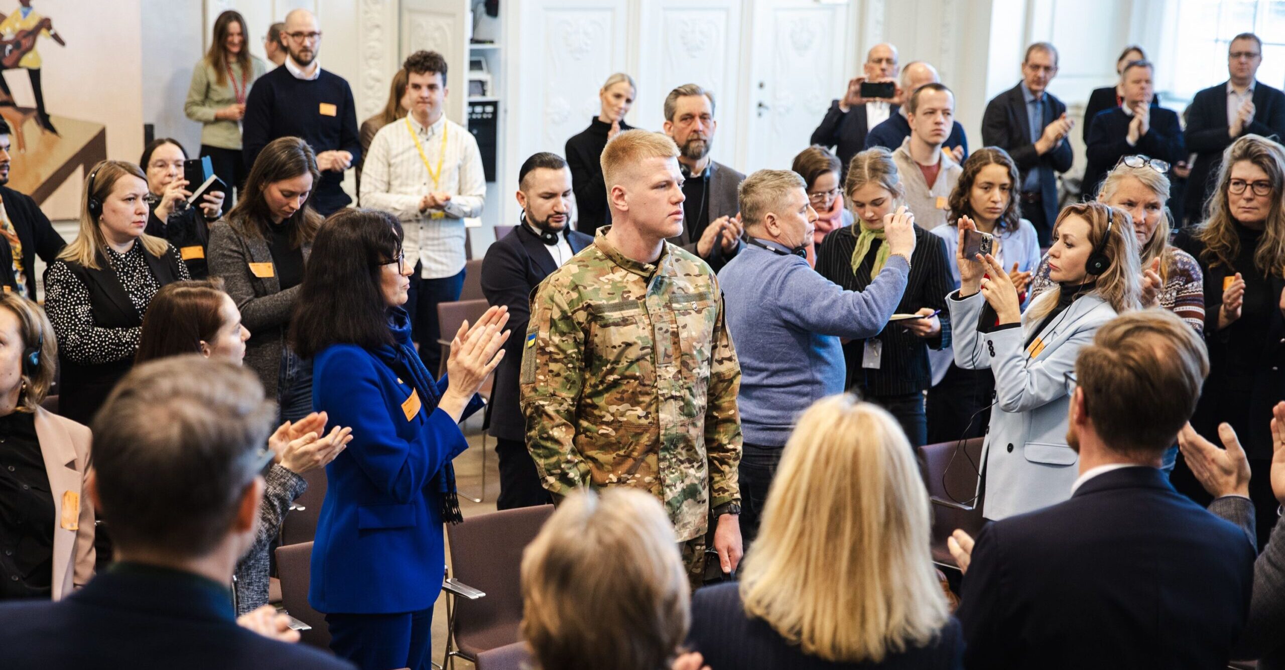 UWC co-organizes speech by Ukrainian defender in Danish parliament