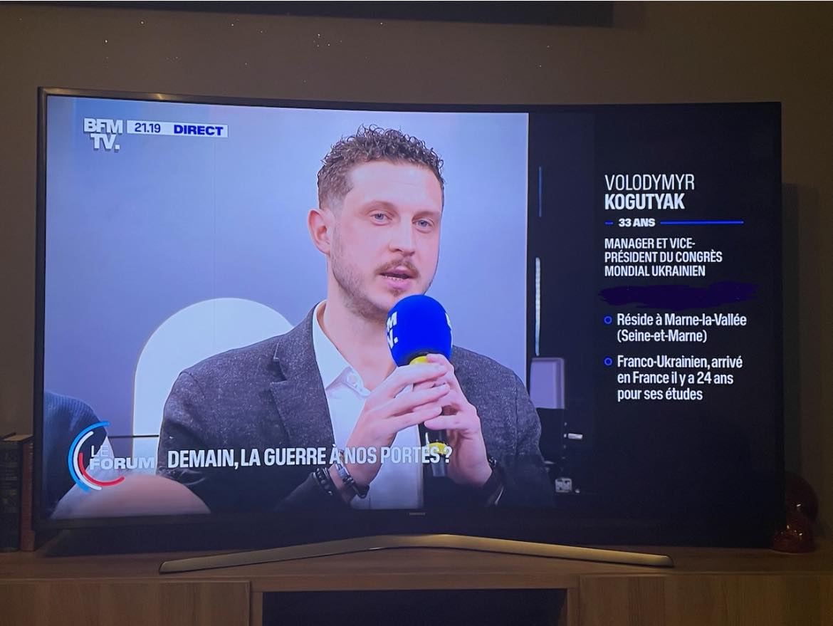 Kogutyak participated in the national debate on BFMTV forum “Facing the threat: is France ready?